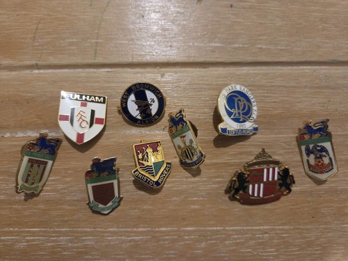 Football pin badges job lot - pin, of