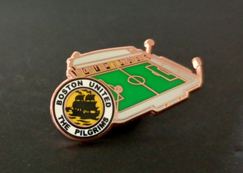 Non league football - team, lapel