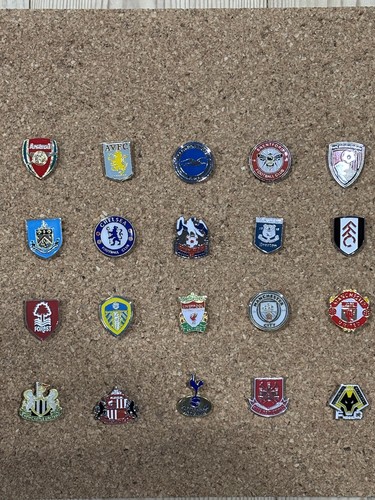 Football pin badges - football,